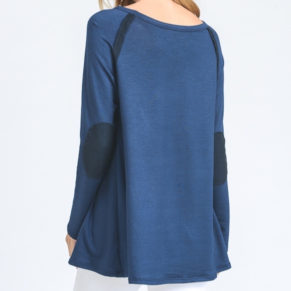 Burgundy Long Sleeve Pocket Tee 08014 - Picture 3 of 8